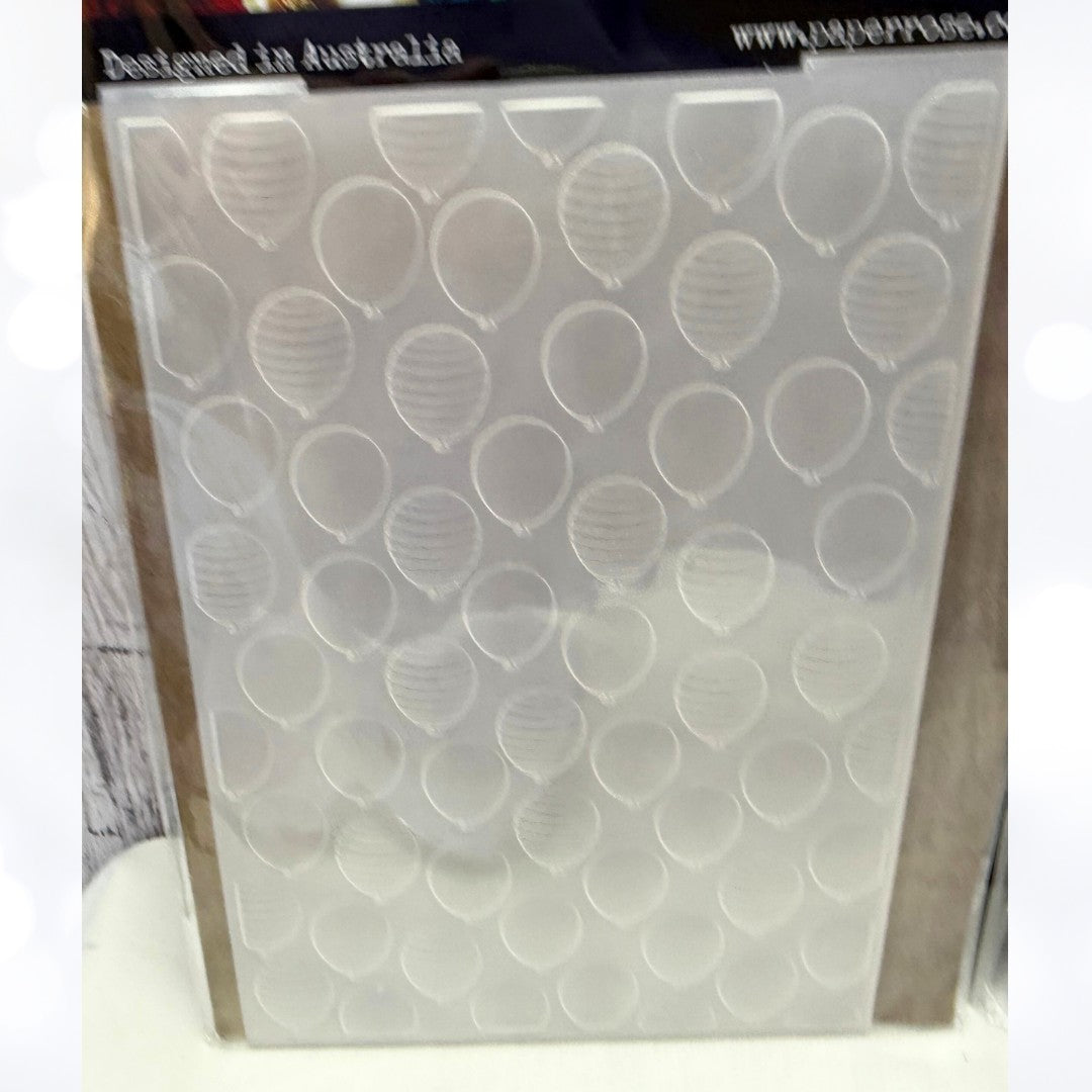 Simon Says Stamp Sunny Studios Holly Balloons Plaid Embossing Folders Lot of 4