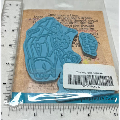 Stamping Bella Uptown Girls THELMA & LOUISE EB524 Friends Rubber Stamps