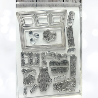 Stampin Up WARM WELCOME Rubber Stamps Dies