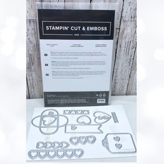 Stampin Up SWEET HEARTS Valentines Day Dies