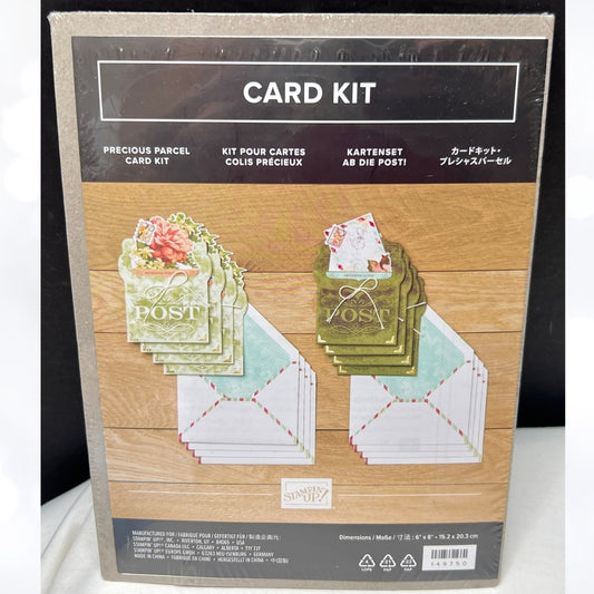 Stampin Up PRECIOUS PARCEL Card Making Kit 8 Cards