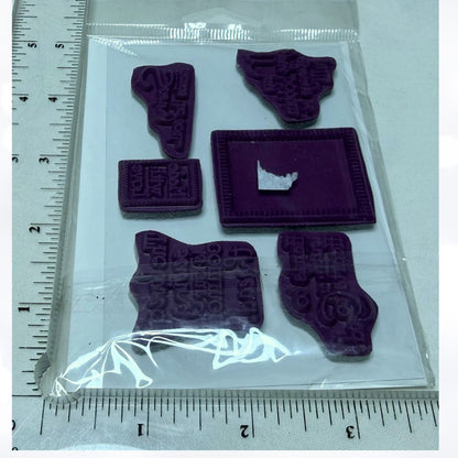 Our Daily Bread SEW SPECIAL Sewing Quilt Religious Rubber Stamps