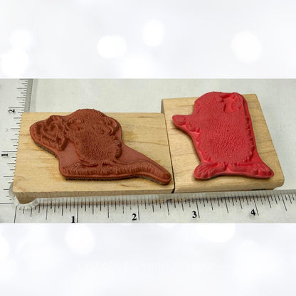 House Mouse MONICA HEART Mudpie Tells Rubber Stamps