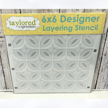 Taylored Expressions MODERN MOSAIC 6x6 Layering Stencils