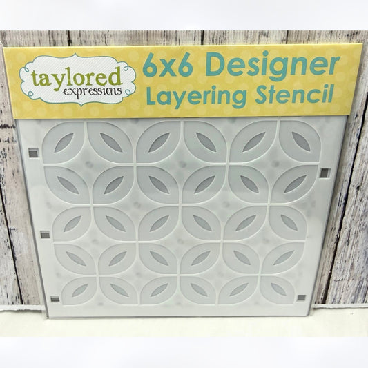Taylored Expressions MODERN MOSAIC 6x6 Layering Stencils