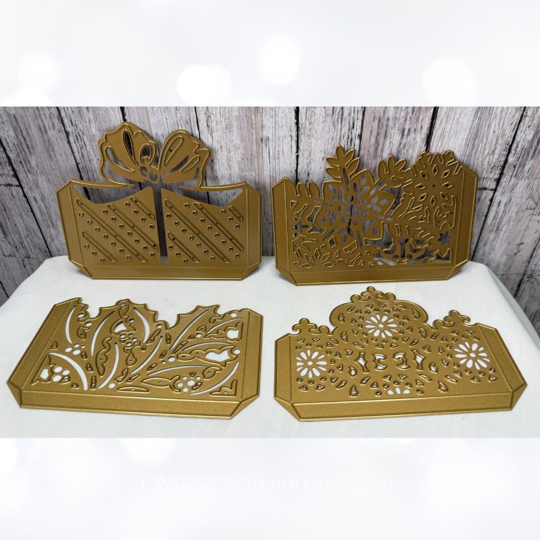Anna Griffin CHRISTMAS POCKET Holiday Dies Rare