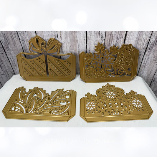 Anna Griffin CHRISTMAS POCKET Holiday Dies Rare