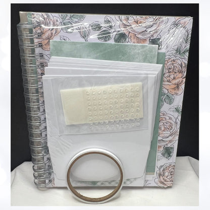 Stampin Up BIRTHDAY ORGANIZER Floral Flowers Planner Journal 8x10 Kit