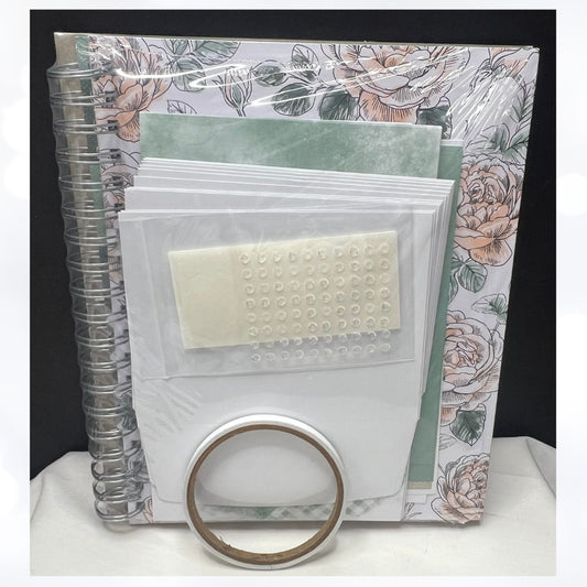 Stampin Up BIRTHDAY ORGANIZER Floral Flowers Planner Journal 8x10 Kit