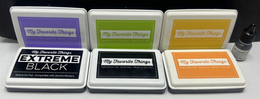 My Favorite Things HYBRID INK PADS Stamp Full Size MFT Lot of 6