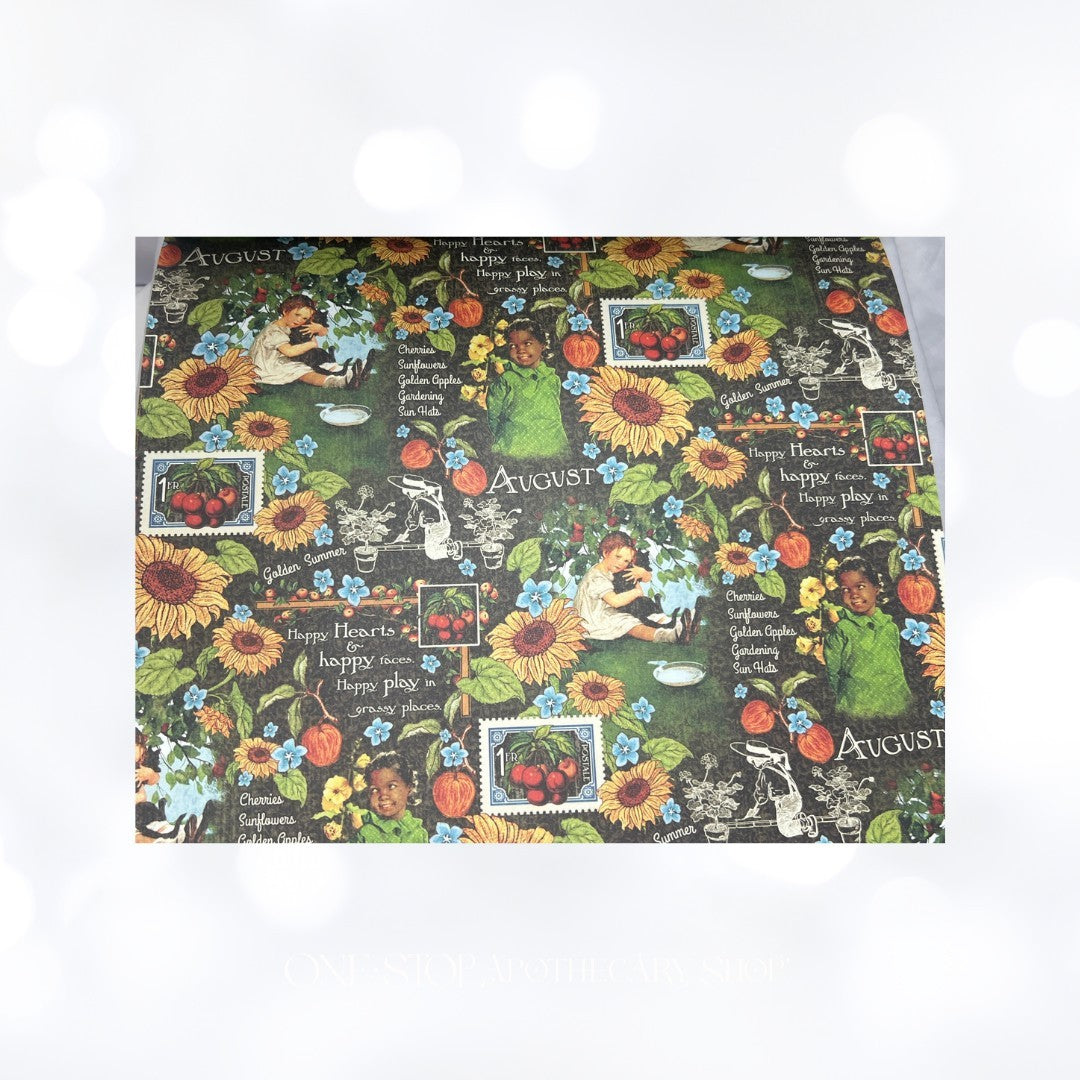 Graphic 45 CHILDREN'S HOUR 12x12 Calendar Paper Cardstock Chipboard Collection