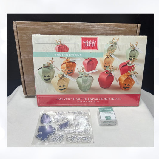 Stampin Up HAUNTS & HARVEST Paper Pumpkin Halloween Sept 2021 Kit