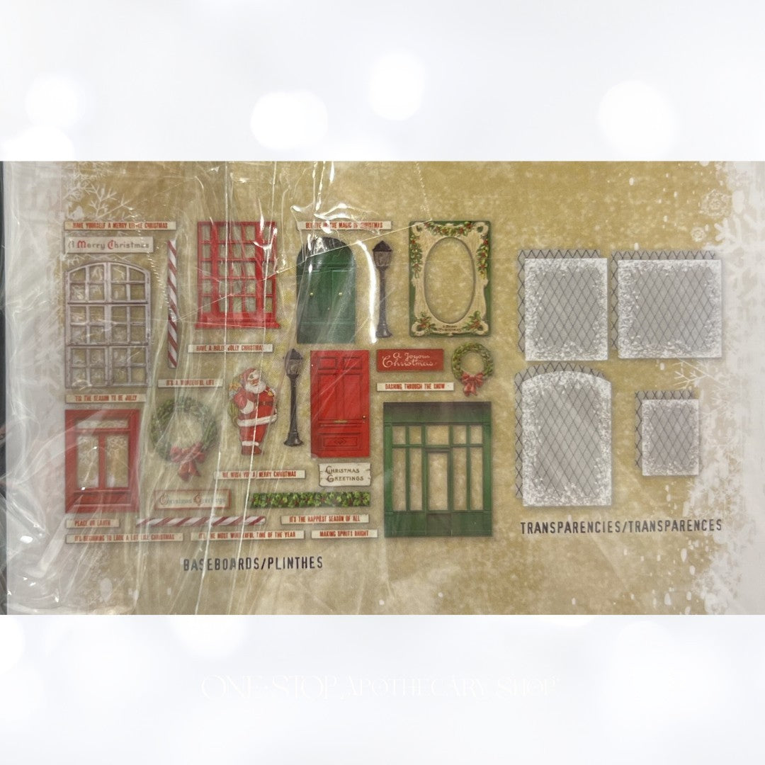 Tim Holtz Idea-ology CHRISTMAS BASEBOARD Embellishments 2024
