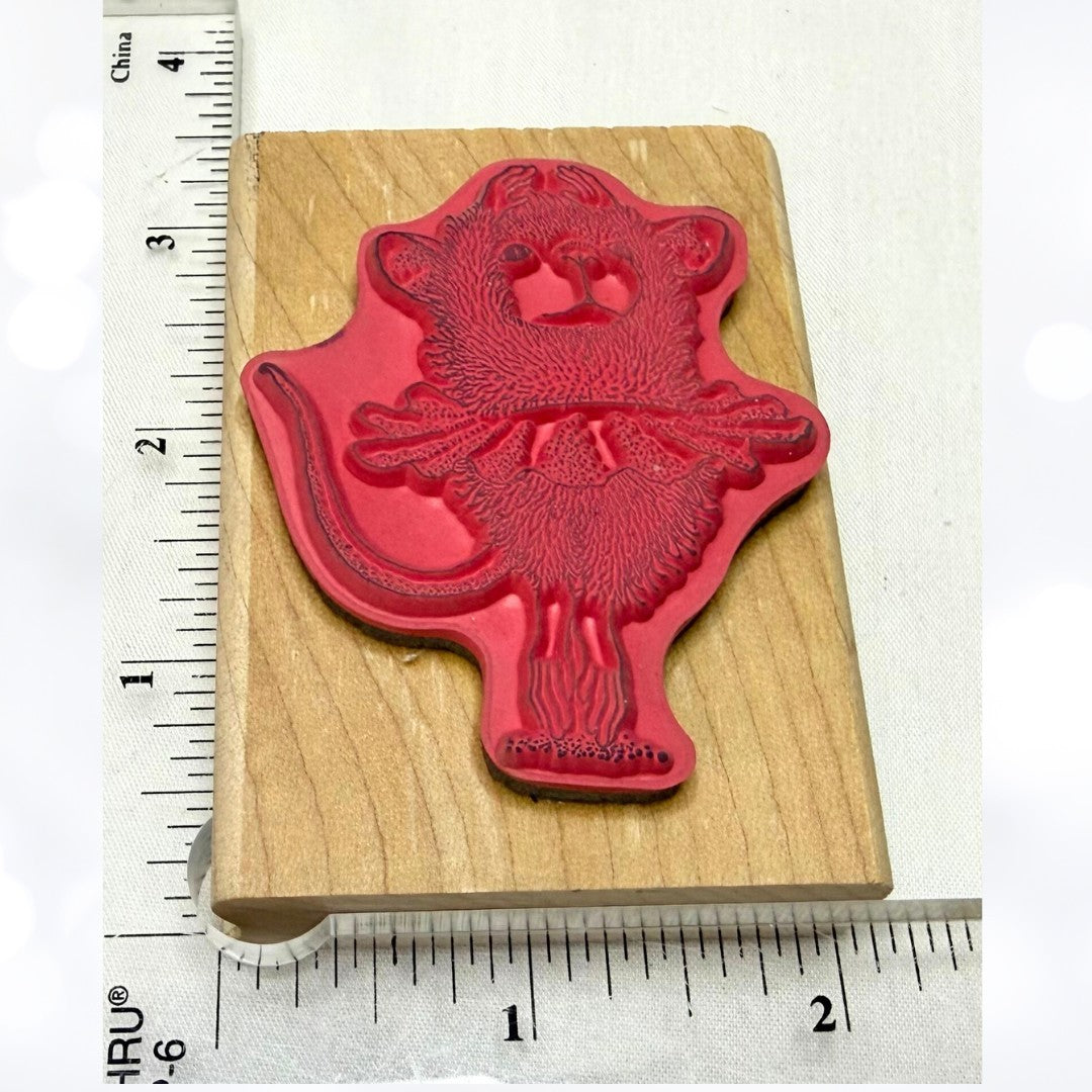 House Mouse TWINKLE TOES Amanda Mice Ballerina Dancer Rubber Stamp