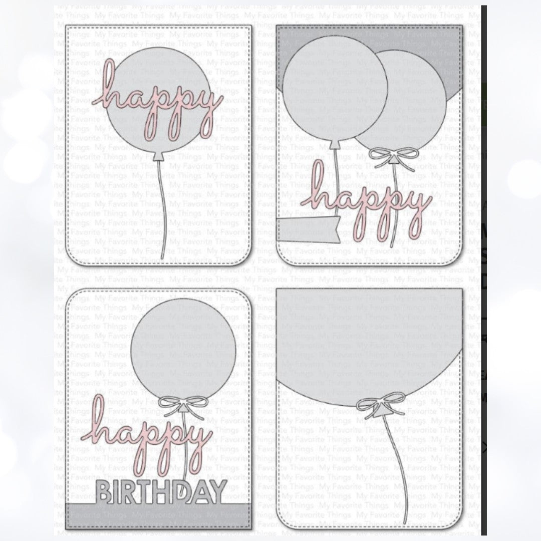 My Favorite Things BLUEPRINTS 26 Birthday Balloon Dies