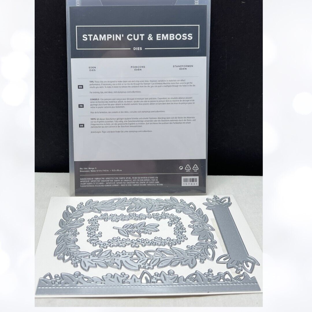 Stampin Up EDEN Frame Borders Dies – One Stop Apothecary Shop