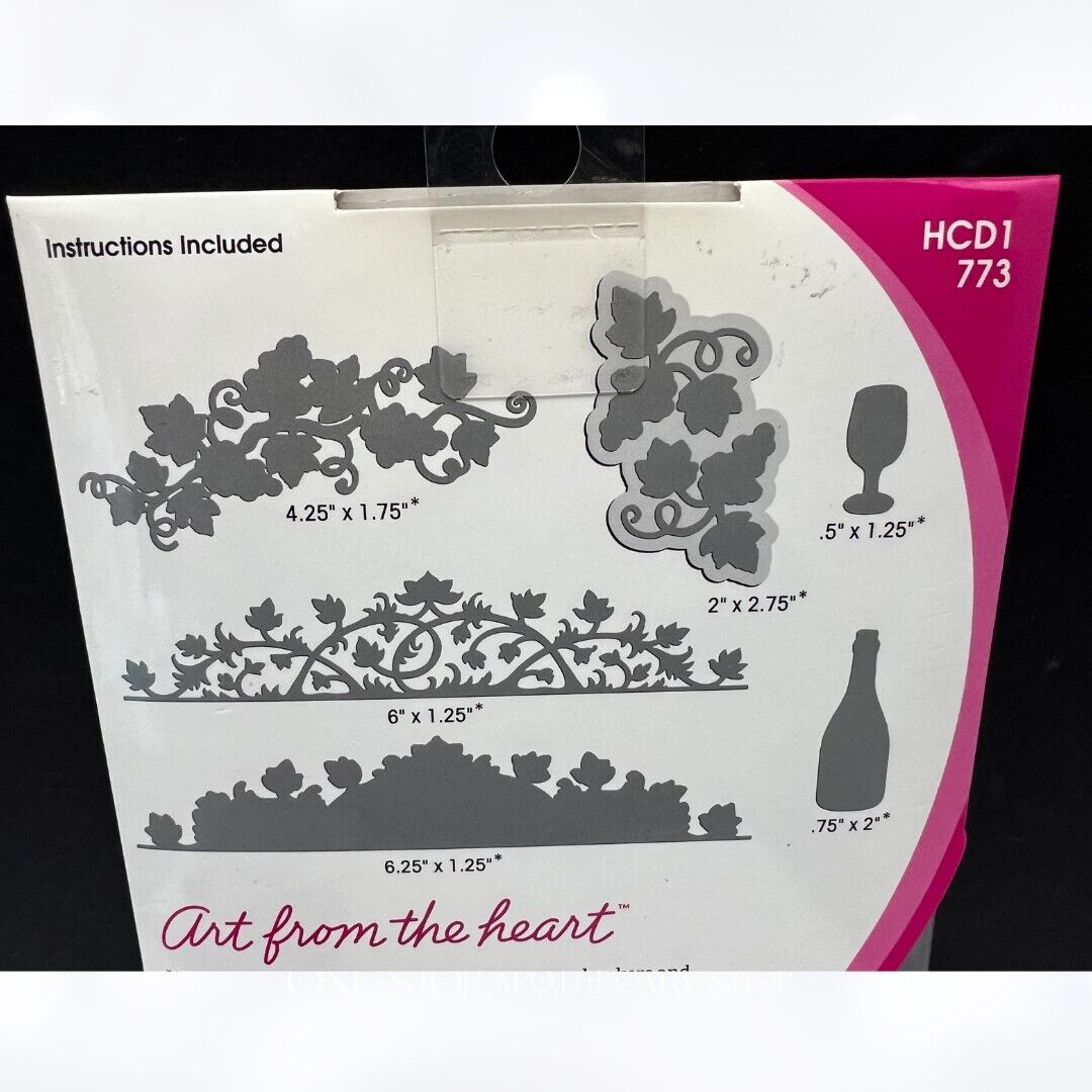 Heartfelt Creations ITALIANA GRAPE CLUSTERS Italy HCD1-773 Dies