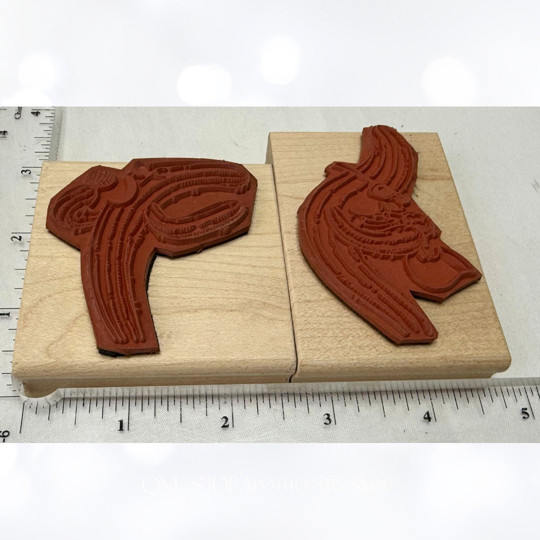 Copper Leaf Creations CACTUS BAND Music Southwest Funny Rubber Stamps Lot of 4
