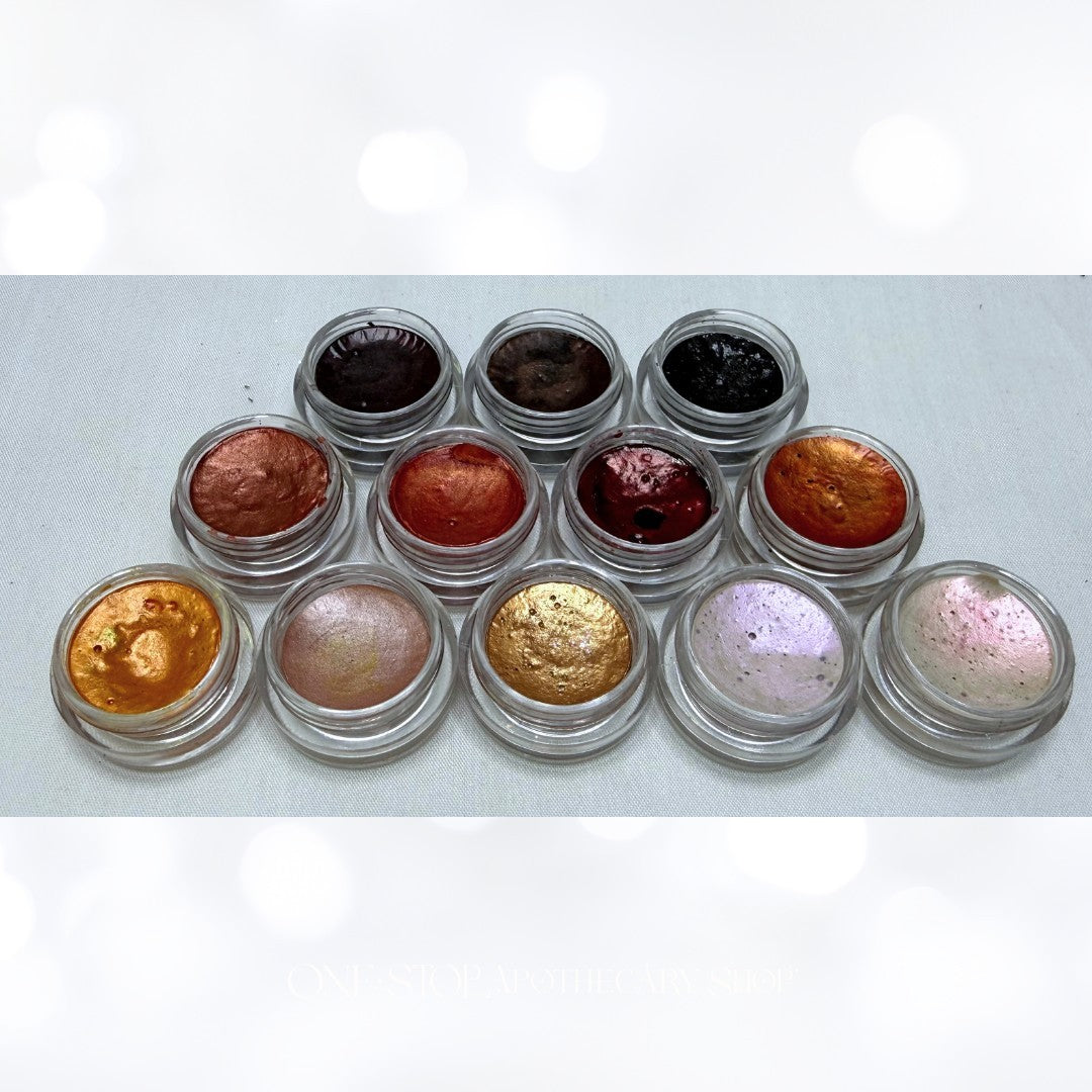 Luminarte TWINKLING H2Os Shimmering Watercolors Neutrals Reds Lot of 12