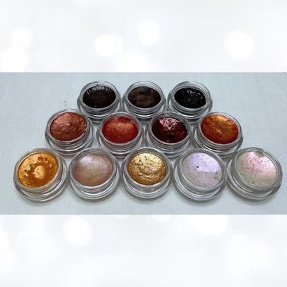 Luminarte TWINKLING H2Os Shimmering Watercolors Neutrals Reds Lot of 12