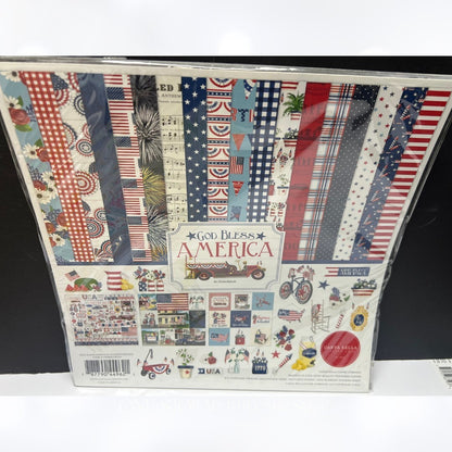 Echo Park Carta Bella SUMMER 4th of July America Scrapbook Kits Paper 12x12  Lot