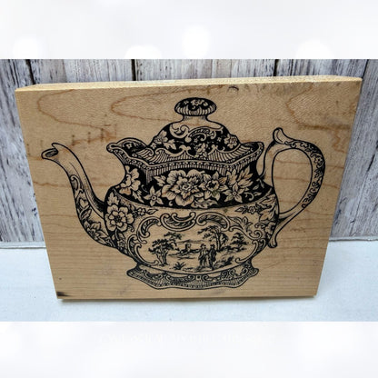 PSX TEA POT K-1986 Rubber Stamp