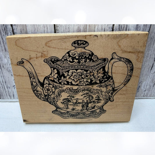 PSX TEA POT K-1986 Rubber Stamp