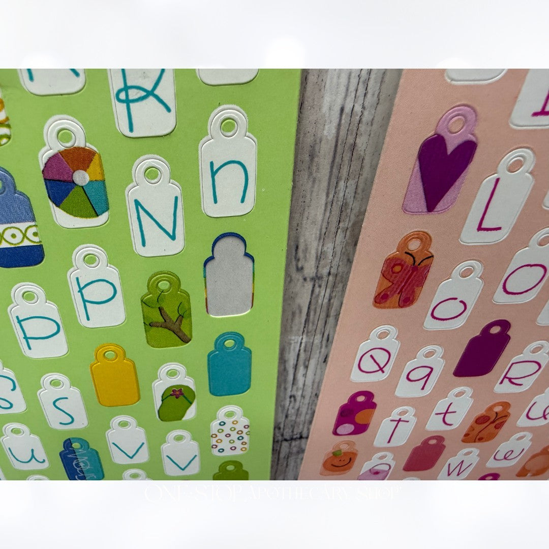 Doodlebug STICKERS Icons Headlines Easter Tags Lot of 12