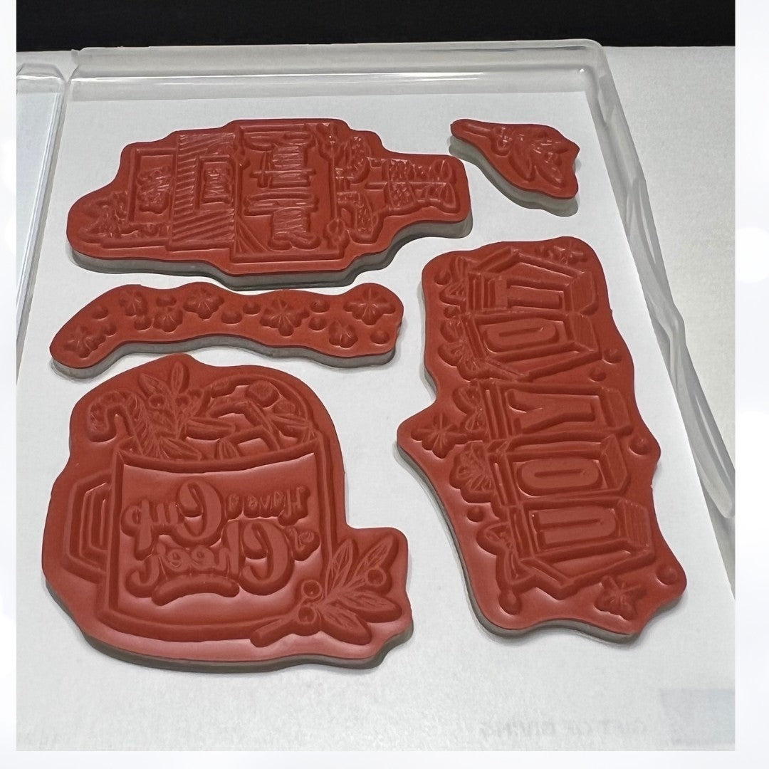 Stampin Up GIFT OF GIVING Christmas Holiday Rubber Stamps