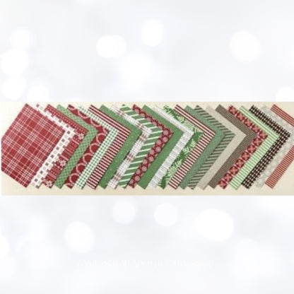 Stampin Up TRIM THE TREE Warmth & Cheer Christmas DSP Cardstock Paper Lot