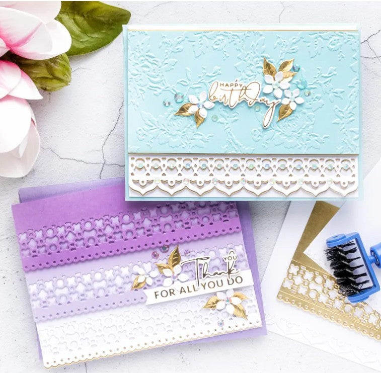 Spellbinders STACKED DECORATIVE EDGES Small Dies of the Month May 2020