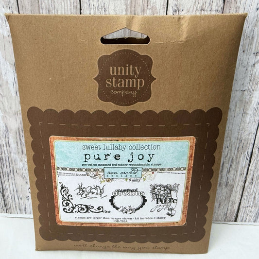 Unity Stamps Iron Orchid Designs PURE JOY Sweet Lullaby Rubber Stamps