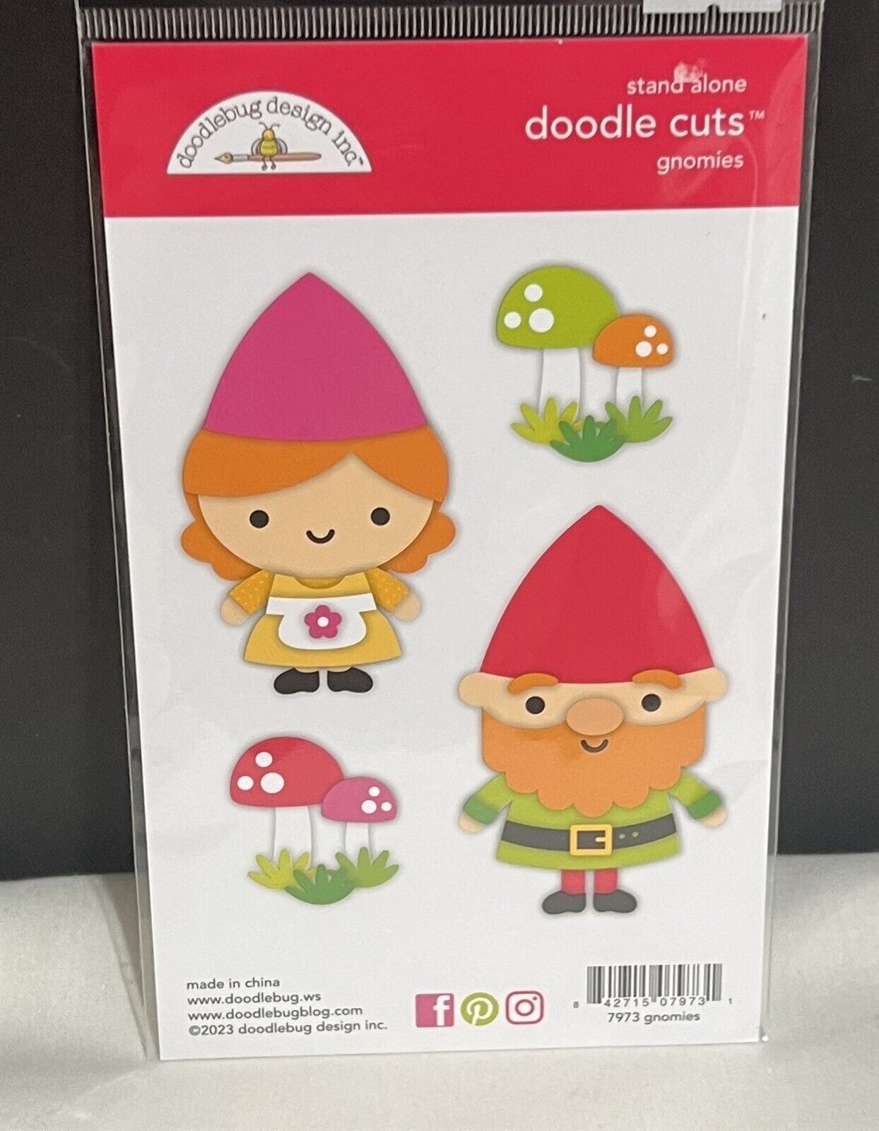 Doodlebug Designs GNOMIES Gnomes Die Cuts