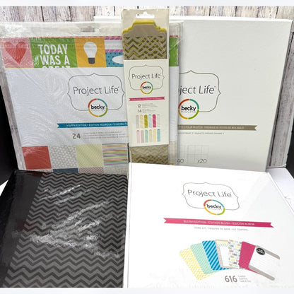 Becky Higgins PROJECT LIFE 15x13 Album Photo Pocket Pages Core Paper Kit