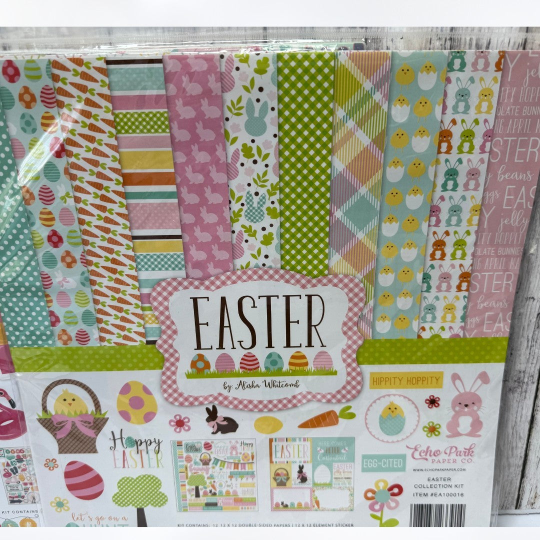 Echo Park EASTER Love Notes Summer Valentines 12x12 Scrapbook Kits Lot of 3