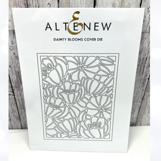 Altenew DAINTY BLOOMS Flowers Floral Background A2 Die