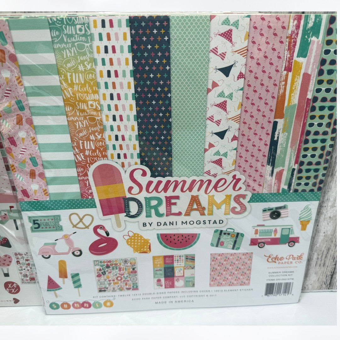 Echo Park EASTER Love Notes Summer Valentines 12x12 Scrapbook Kits Lot of 3