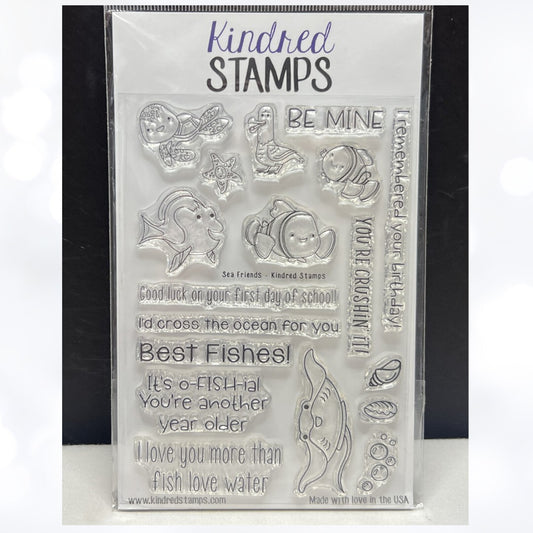 Kindred Stamps SEA FRIENDS Finding Nemo Disney Dory Rubber Stamps