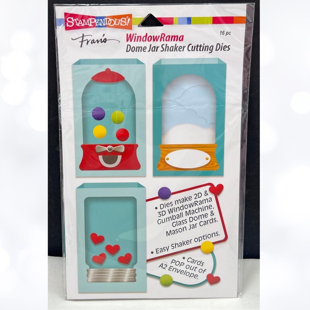 Stampendous DOME JAR SHAKER Snowglobe Bubblegum Cutting Dies