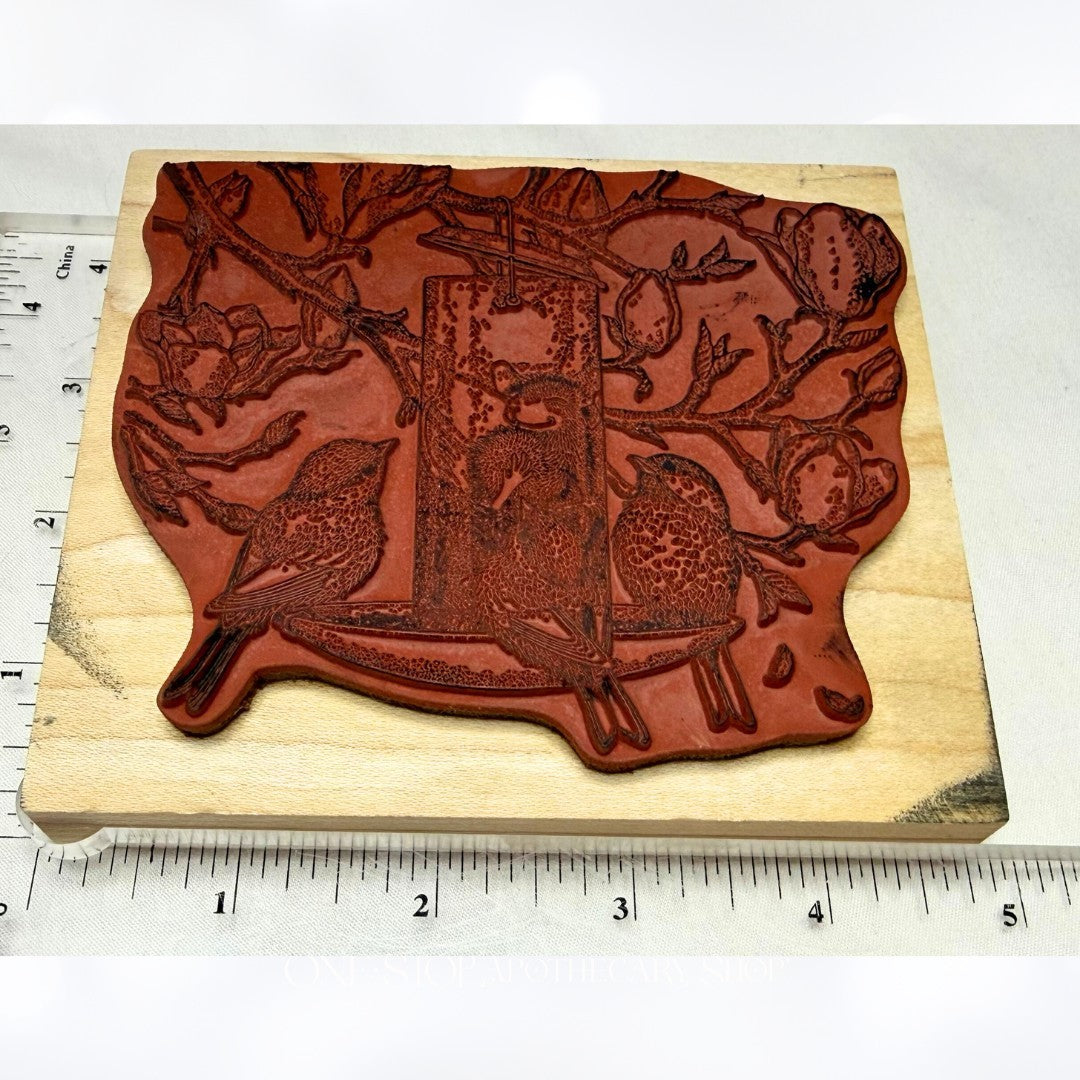 House Mouse FEEDER FRIENDS Birds Mice Rubber Stamp