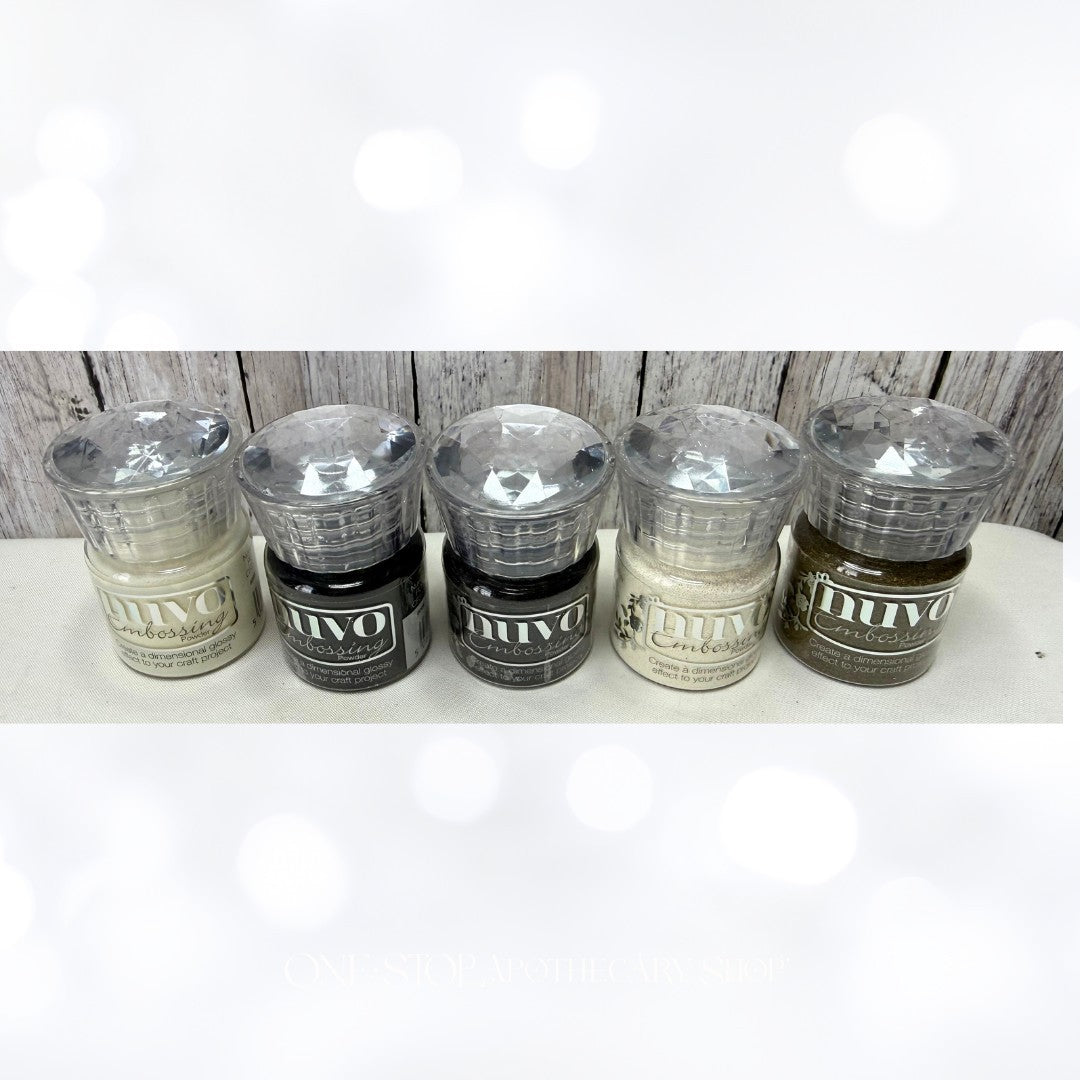 Nuvo EMBOSSING POWDER Powders Lot of 9