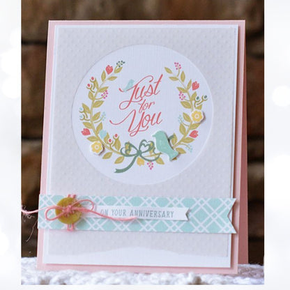 Papertrey Ink LOVELY LAURELS Make It Market Mini Kit Rubber Stamps Dies