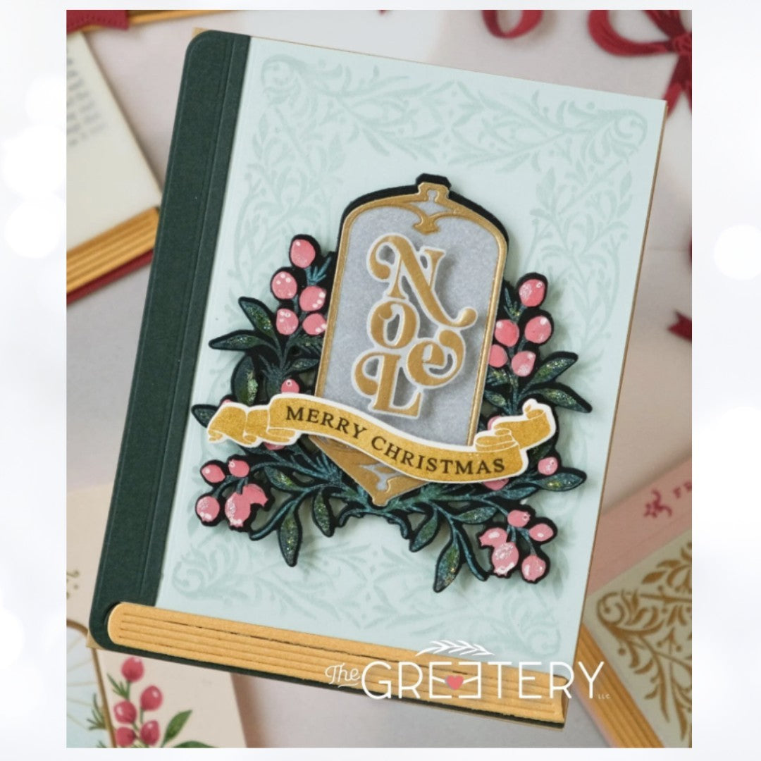 The Greetery CHRISTMAS STORY Have a Spine Rubber Stamps Dies