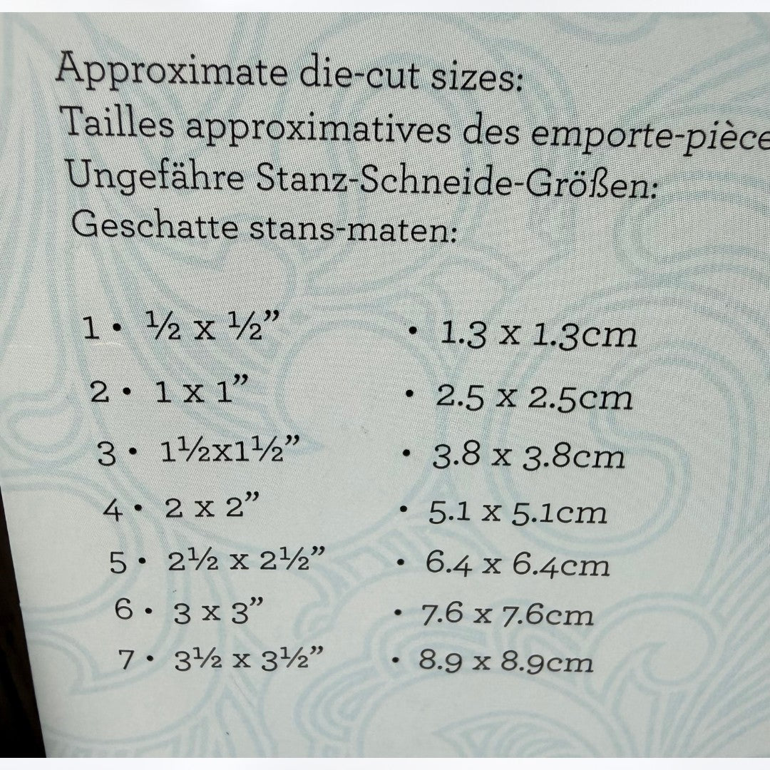 Spellbinders CLASSIC SQUARES Labels Twenty Nestabilities Dies