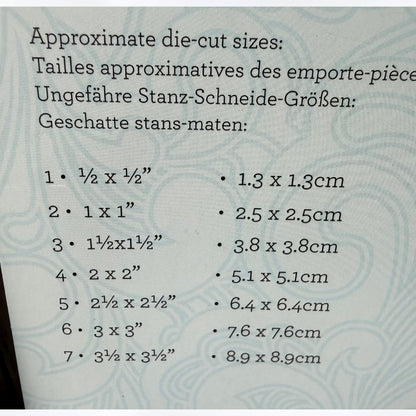 Spellbinders CLASSIC SQUARES Labels Twenty Nestabilities Dies