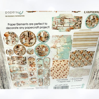 Mintay AUTUMN SPLENDOR Fall Cardstock Paper Stickers Die Cuts Kit