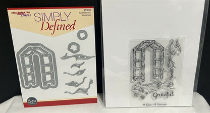 Simply Defined Bountiful Harvest AUTUMN ARBOR Fall Rubber Stamps Dies Set