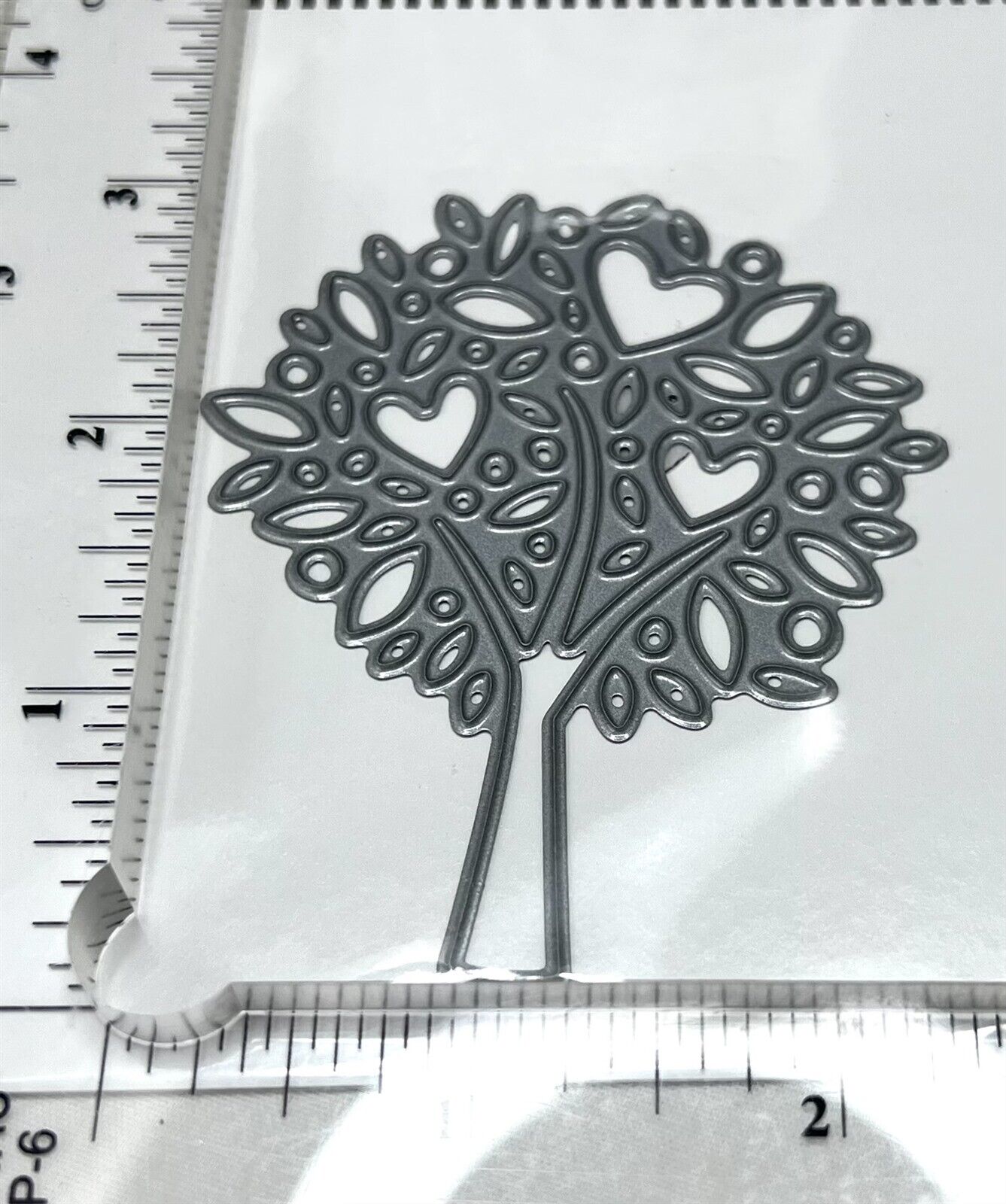 My Favorite Things MUCH LOVE Heart Tree Valentines Day Rubber Stamps Die