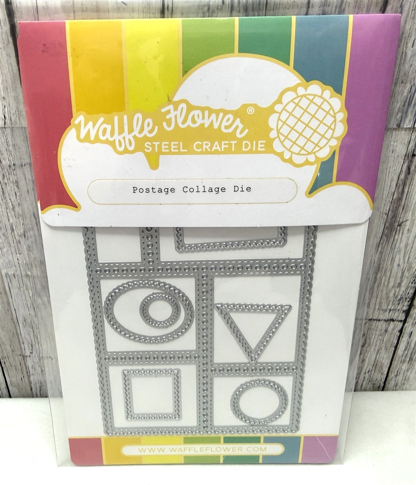 Waffle Flower POSTAGE COLLAGE Dies