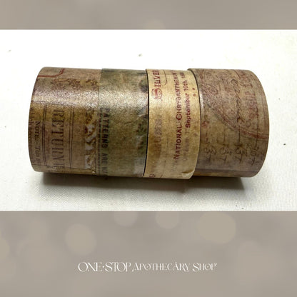 Tim Holtz Idea-ology WASHI TAPE Design Rose Remnants Set of 2